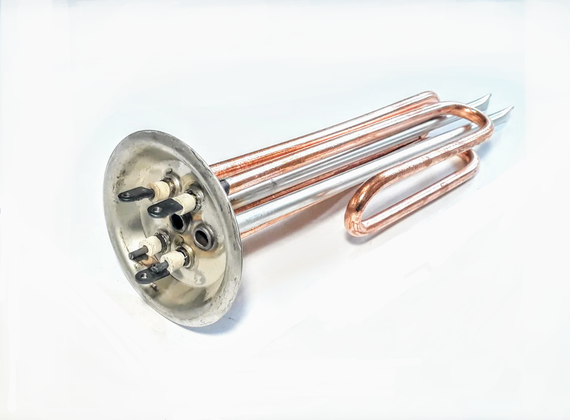 Тэн 2500W (1500+1000) для бойлера Ферроли (Ferroli) на фланце 92 мм Украина