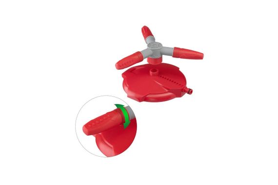 Дождеватель Intertool - круговой на базе с тремя распілителями (GE-0075) | Зображення 3