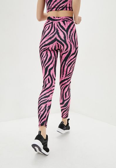 Спортивные леггинсы 4Profi с принтом "Тигренок" розовый размер S дайвинг  15780 | Зображення 2