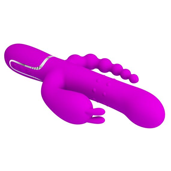 Вібромасажер з анальним та кліторальним стимулятором Pretty Love - Cammy Purple Twinkled Tenderness, BW-500036 Sex Aura | Зображення 7