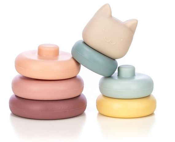 Силіконовий сортер FreeON Вежа Kitty, multicolour (Від народження)