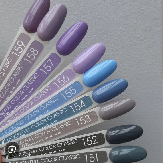 Гель-лак Moon Full №151 серый 8мл | Зображення 4