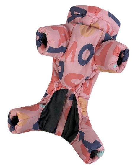 Зимовий комбінезон Comfort літери рожеві R-53 | Зображення 2