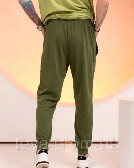 Спортивные штаны цвет хаки размеры XXL, M, S, XL, 3XL, L FI_006811 | Зображення 2