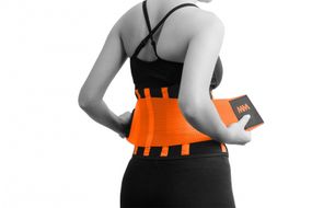 Пояс компресійний MadMax MFA-277 Slimming belt Black/neon orange S