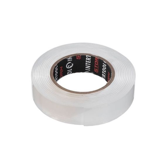 Стрічка клейка двостороння POWER FIX 2 м, 15*1 мм, прозора, акрил, STORM INTERTOOL KT-0825 | Зображення 1