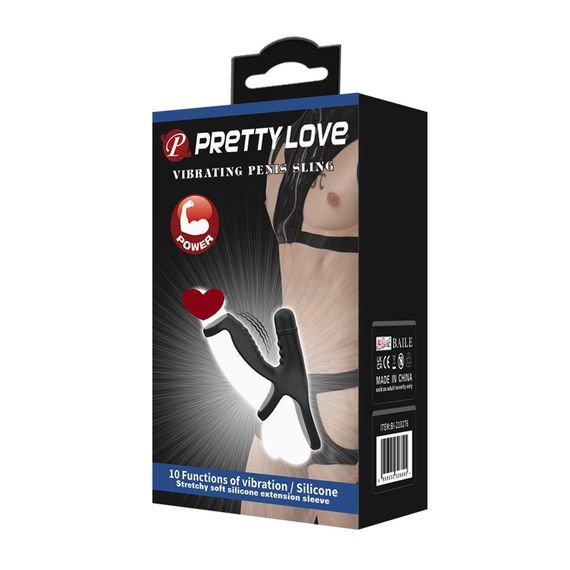 Фіксатор для пеніса PRETTY LOVE – VIBRATING PENIS SLING Sex Aura