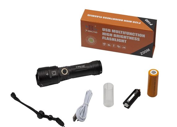 Ліхтар X-BALOG BL-L-12-P100 алюмінієвий (діапазон до 1000 м) з опцією PowerBank L-095 | Зображення 9