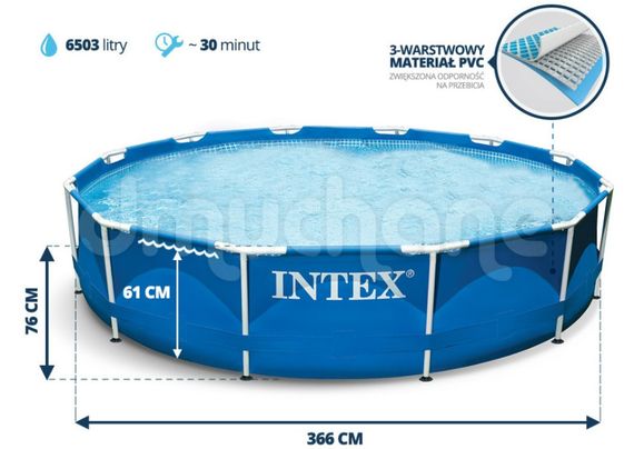 Басейн каркасний INTEX 28210, 366 x 76 см (DM-28210) | Зображення 2