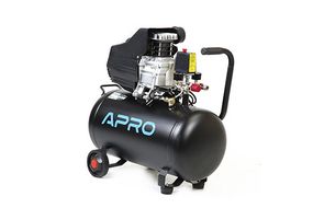 Компресор одноциліндровий 1.5кВт 205л/хв 8бар 50л (2 крана) APRO+олива 0,2л