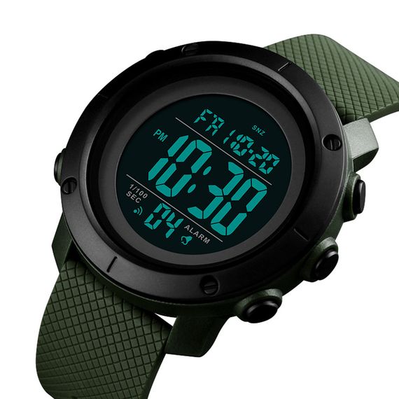 Чоловічий годинник Skmei 1434AGBK Army Green-Black | Зображення 2