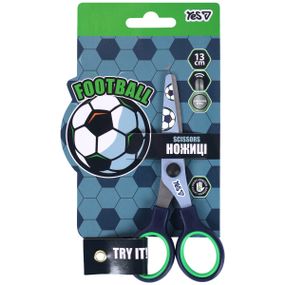 Ножиці канцелярські YES Football 480488 13 см