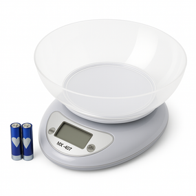 Весы для еды с чашей Matarix MX-407 5 кг, Весы для кулинара еды кухонные AO-88