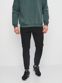 Штани-джоггери чоловічі утеплені чорного кольору, L