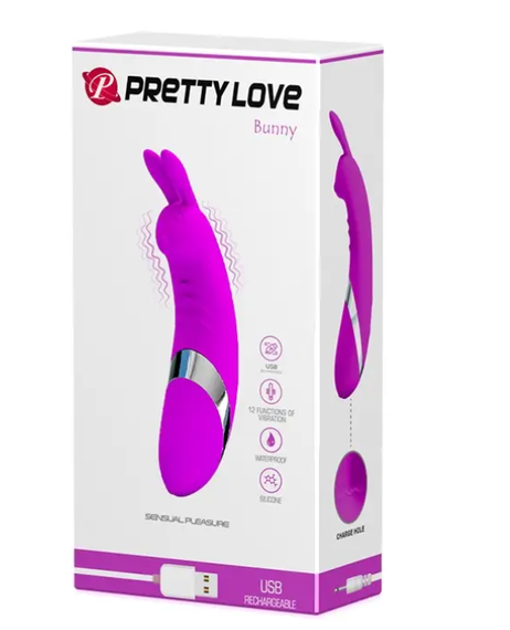 Стимулятор клитора PRETTY LOVE - Bunny, 12 функций вибрации sexstyle | Зображення 5
