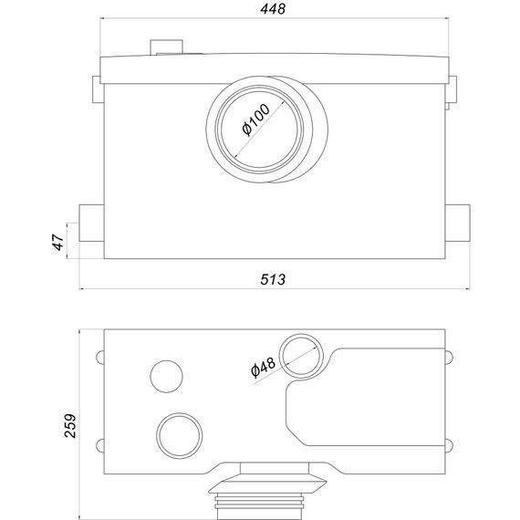 Каналізаційна установка VOLKS pumpe WC800 (18982) | Зображення 5