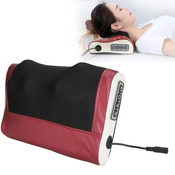 Масажна подушка 1071 з інфрачервоним підігрівом та 3м'я режиму Масажер для ніг рук спини та шиї ZH-60 | Зображення 1