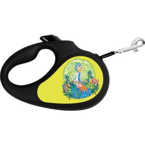 Поводок для собак WAUDOG R-leash "Рик и Морти 2" M до 25 кг 5 м черный (8125-0281-01)