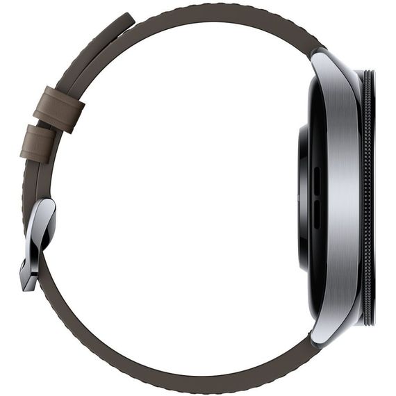 Смарт-годинник Xiaomi Watch 2 Pro Bluetooth Silver Case with Brown Leather Strap (1006733) | Зображення 4