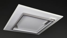 Люстра світлодіодна стельова LED світильник для квартири на стелю лед з пультом 27189 Білий 6х50х50 см.