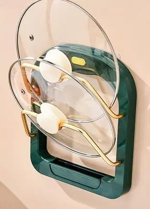Держатель для крышек на стену, Kitchen Pot Cover Rack / Подставка для крышек кастрюль | Зображення 1