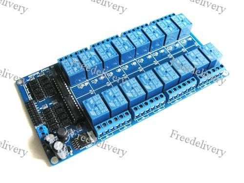 16-канальный модуль реле 12V для Arduino PIC ARM | Зображення 1