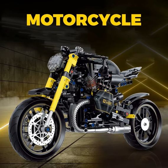 Конструктор LEGO технік мотоцикл Harley-Davidson в масштабі 1:8 618 деталей | Зображення 2