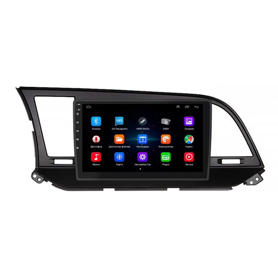 Штатная магнитола Lesko для Hyundai Avante VI 2015-н.в. экран 9" 1/16Gb Wi-Fi GPS Base | Зображення 1