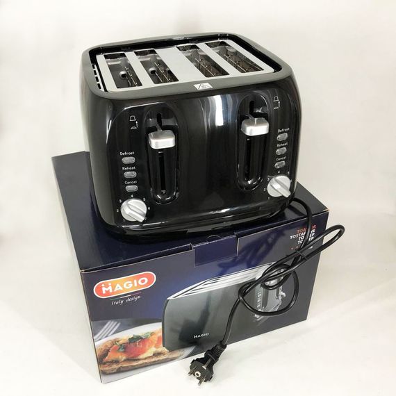 Тостери на 4 тости грінки Magio MG-283, Електронні тостери, Тостери EF-397 для дому | Зображення 7