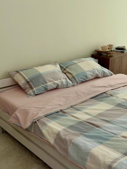 Постільна білизна двоспальне Dushka Home Сатин 21649 180х215 см