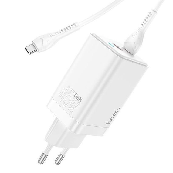 Мережевий зарядний пристрій GaN Hoco N23 Starlight PD45W (33284-01_560) | Зображення 3