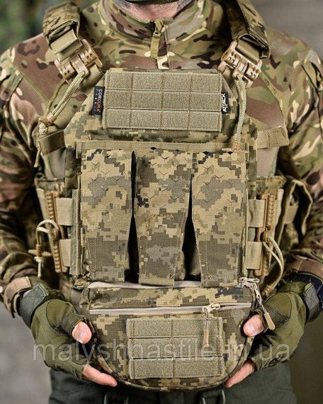 Плитоноска 4 точки сброса Attack PREMIUM   пиксель ДЛ6501 | Зображення 4