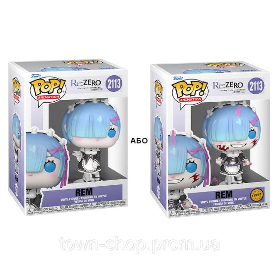 Игровая фигурка Funko POP! серии Re:ZERO - Рем (w/CH)