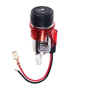 Прикурювач з підсвічуванням в планку 24V RED