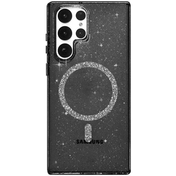 Чехол TPU Eclipse Sparkle (MagFit) для Samsung Galaxy S24 Ultra Black