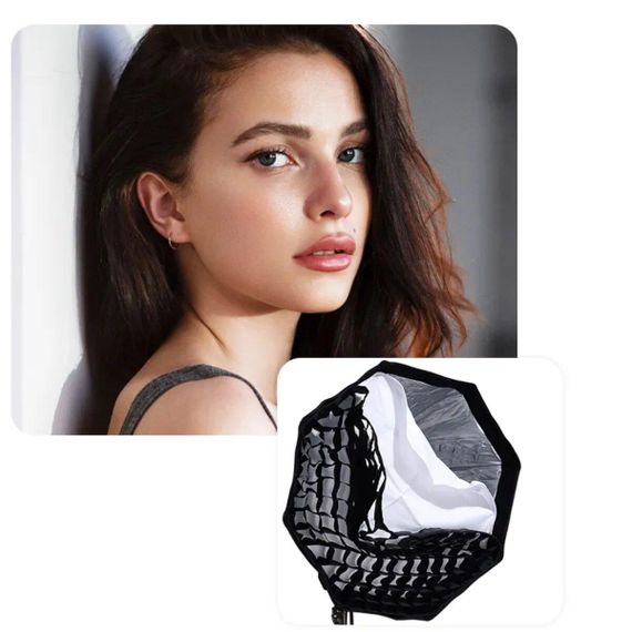 Софтбокс Ulanzi Vijim 40cm Octagonal Softbox with Mini Bowens Mount and Grid (L066 LAS002) | Зображення 5