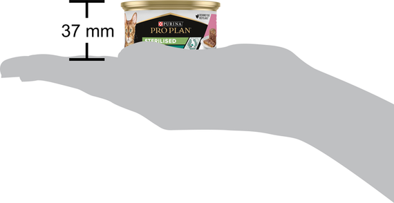 Вологий корм Purina PRO PLAN Sterilised Maintanance для дорослих стерилізованих котів, з тунцем і лососем 86г | Зображення 2