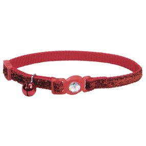 Ошейник для котов Coastal Fashion Safe Cat Collar, 20-30 см, красный