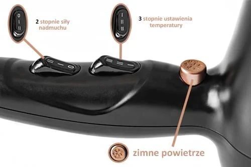 Фен Adler AD 2244, AC мотор 2000 Вт, професійний (UA-01) | Зображення 6