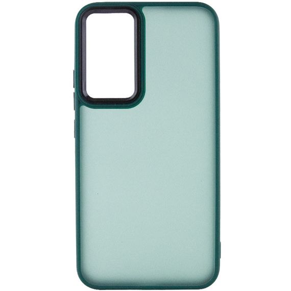 Чехол TPU+PC Lyon Frosted для Samsung Galaxy S24 Ultra Green | Зображення 1