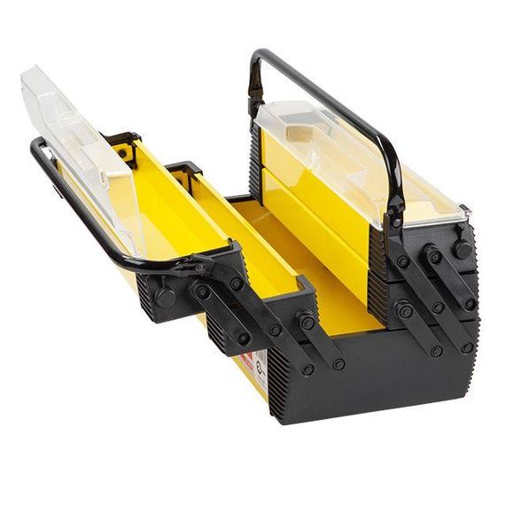 Ящик для інструментів металевий, 5 секцій, 18" 454*210*230 мм INTERTOOL BX-5018 | Зображення 4