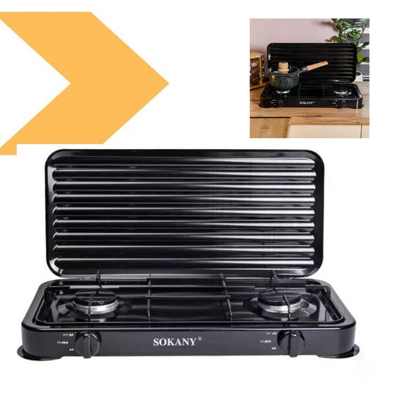 Двоконфоркова електрична плита компактна XPRO SK-07002 (46396-SK-07002_1083) | Зображення 1