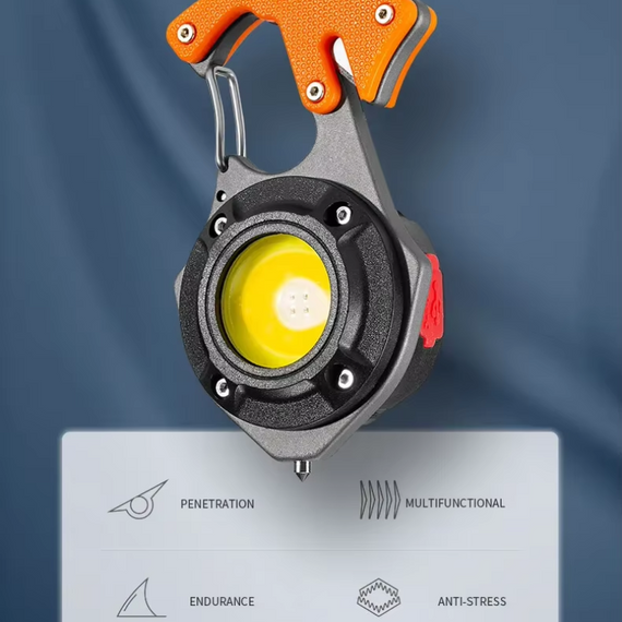 Світлодіодний ліхтарик брелок для ключів міні з карабіном 5147 мінісвітлодіодний ліхтарик брелок  знижка | Зображення 4