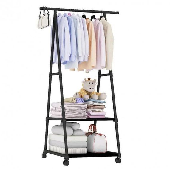 Універсальна міцна підлогова пересувна стійка вішалка для одягу Coat Rack | Зображення 3