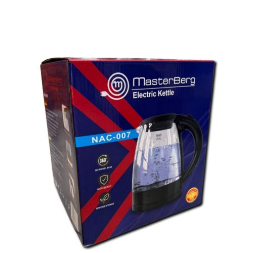 Електричний чайник скляний 2L Masterberg NAC-007 (41542-NAC-007_323) | Зображення 2