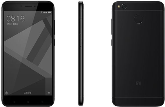 Смартфон Xiaomi Redmi 4x 4/64GB Black Global Rom | Зображення 1