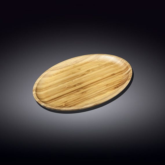 Тарелка бамбуковая Wilmax Bamboo WL-771063 овальная 20,5х11,5 см сервировочная экологичная