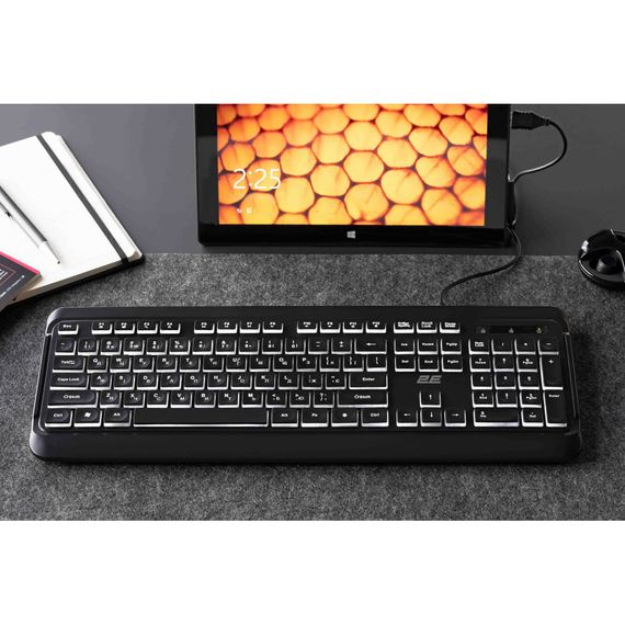 Клавіатура 2E 2E KS120 USB-A Black (2E-KS120UB_UA) | Зображення 1