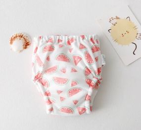 Тренувальні трусики, бавовняні багаторазові підгузники для привчання до горщика, принт Кавун