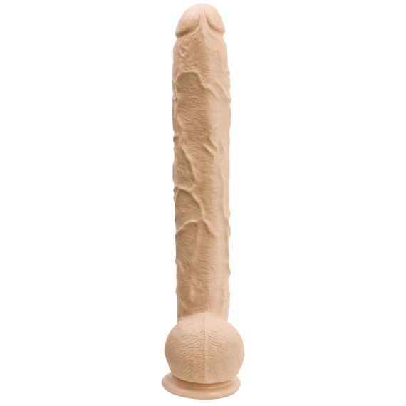 Фалоімітатор Doc Johnson Dick Rambone Cock White, діаметр 6 см, довжина 42 см, ПВХ Sex Aura | Зображення 3